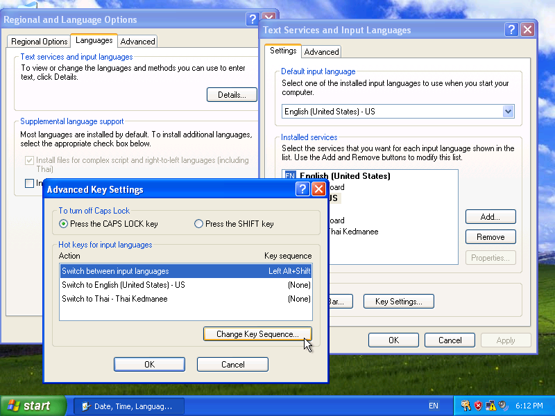 Change Language Settings In Windows Xp